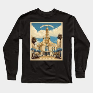 Buenos aires Argentina Vintage Tourism Poster Long Sleeve T-Shirt